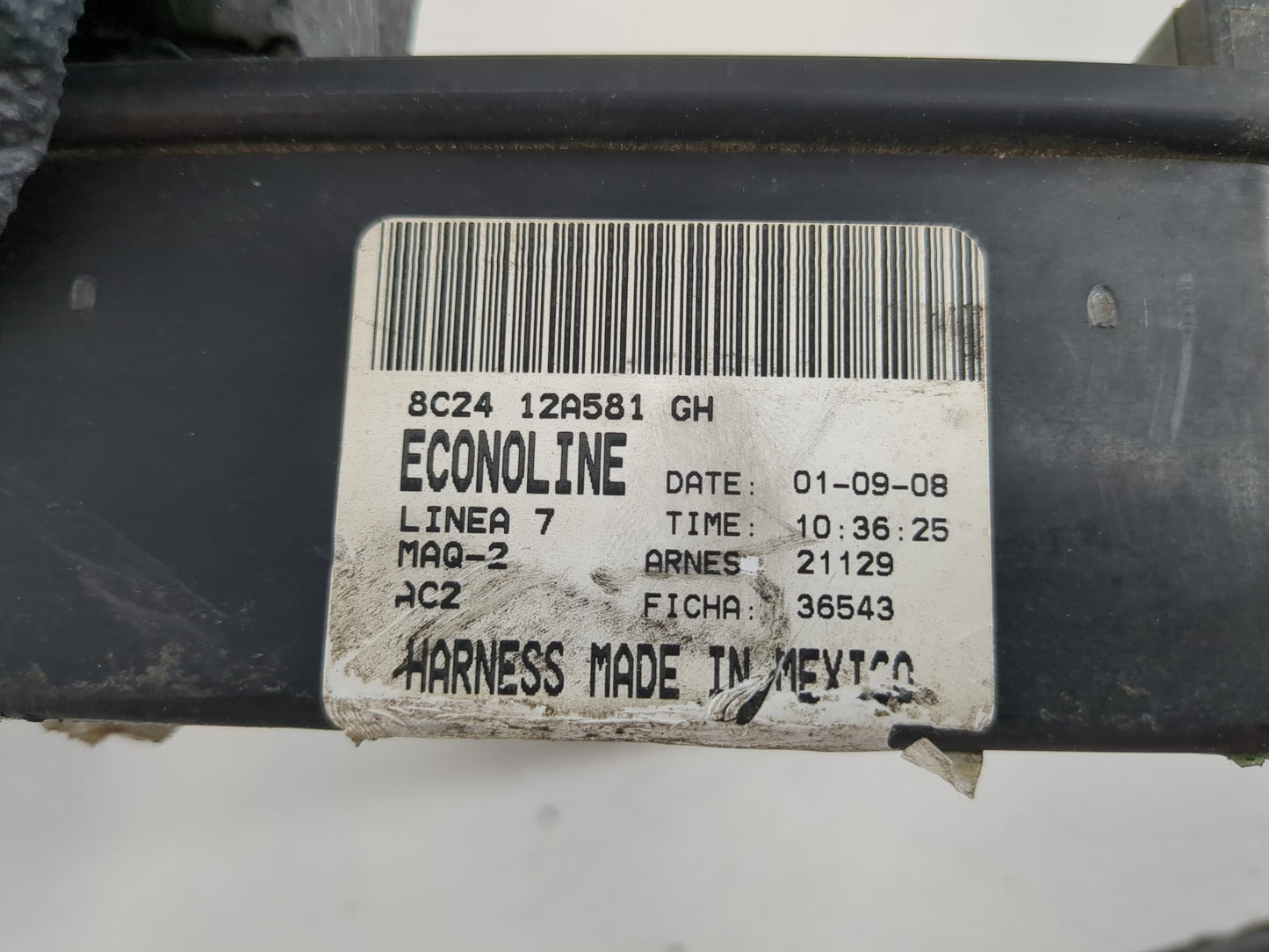 2005 Ford E-350 Club Wagon Fusebox Fuse Box Panel Relay Module P/N:8C24 12A581 GH Fits Fits 2006 2007 2008 OEM Used Auto Par