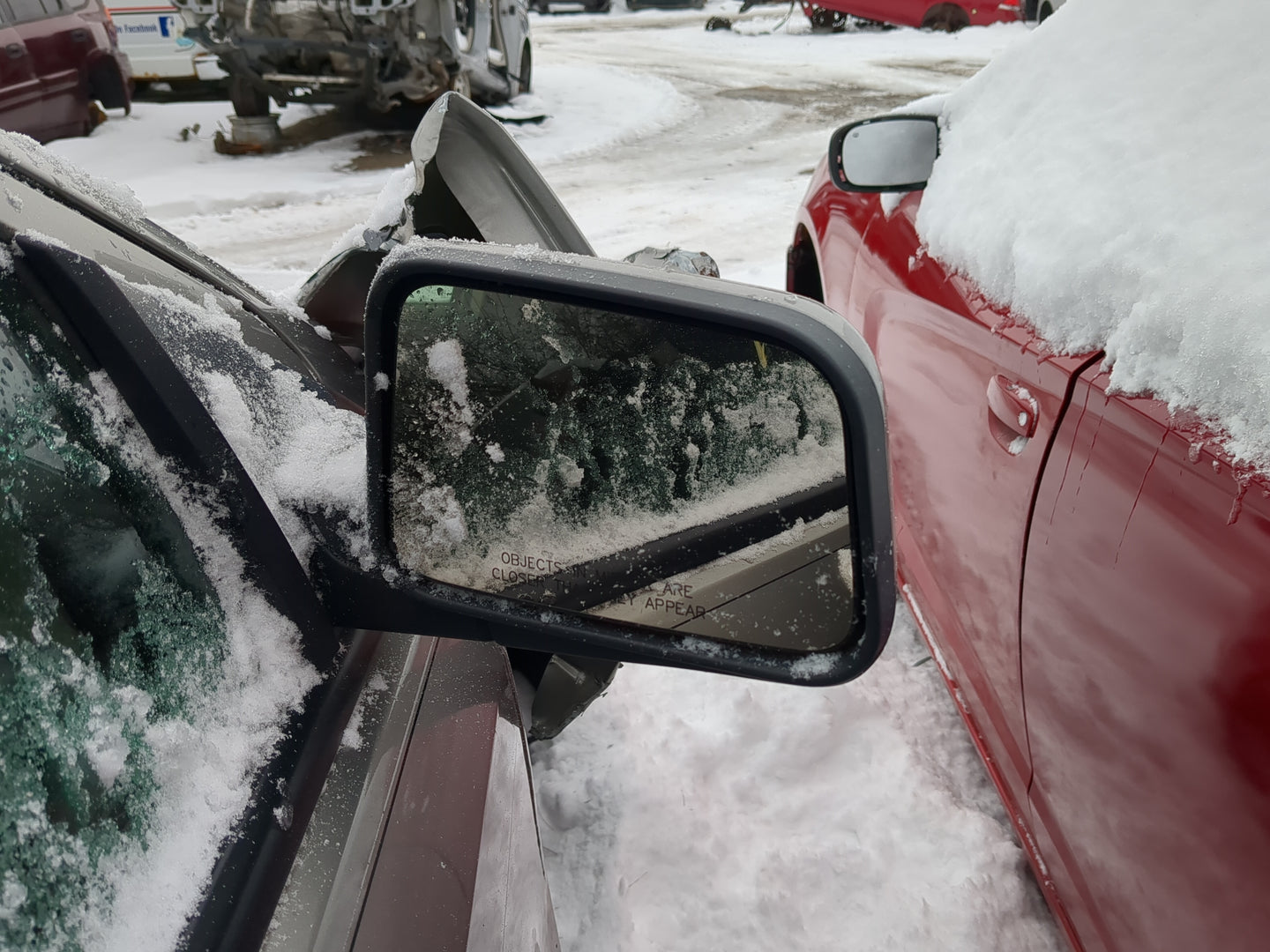 2008 Ford Edge Side Mirror Replacement Passenger Right View Door Mirror Fits OEM Used Auto Parts - Oemusedautoparts1.com