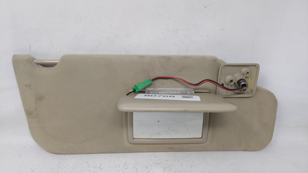 2007-2010 Ford Edge Sun Visor Shade Replacement Passenger Right Mirror Fits Fits 2007 2008 2009 2010 OEM Used Auto Parts - O