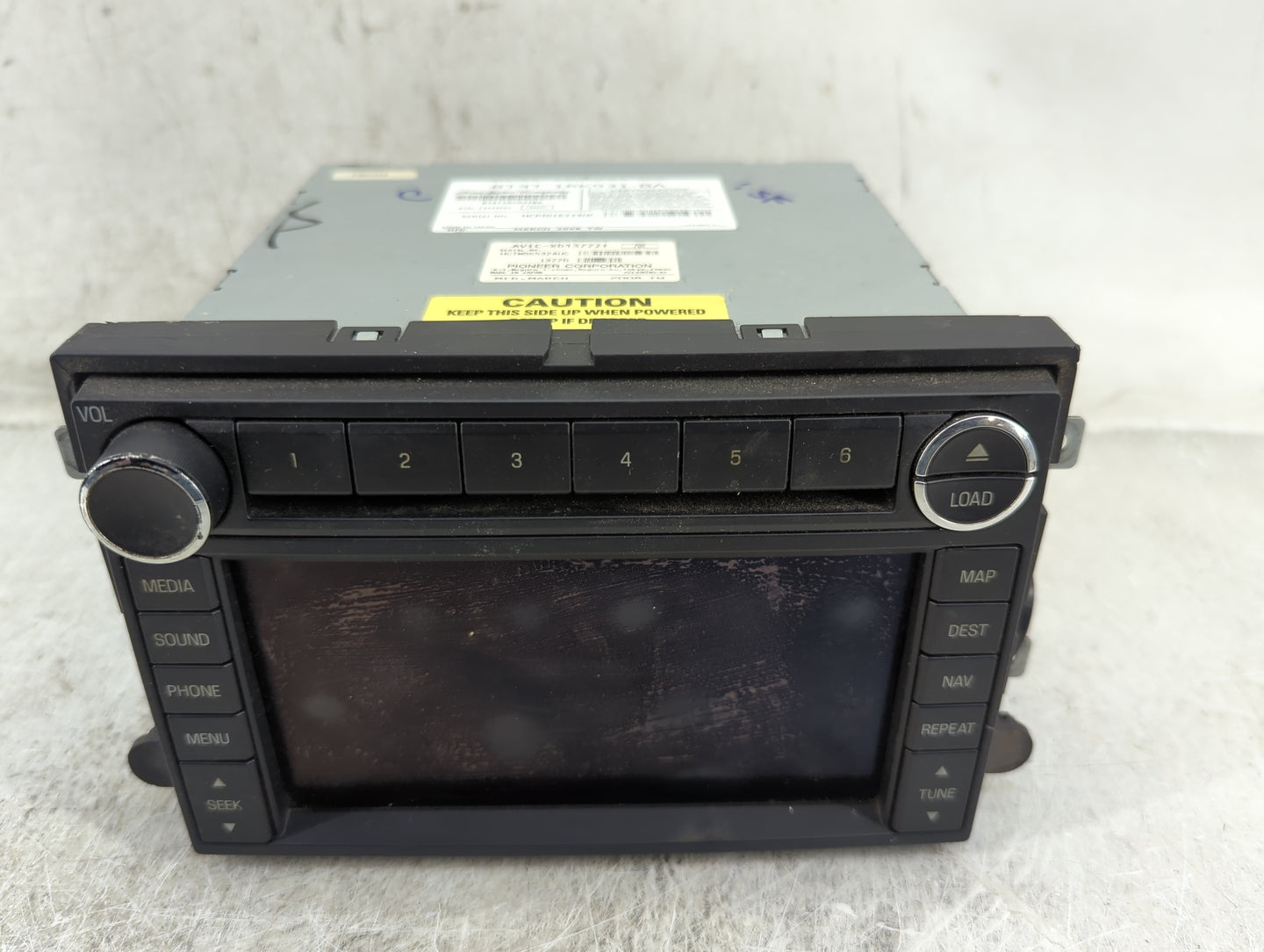 2008 Ford Edge Radio AM FM Cd Player Receiver Replacement P/N:8T4T-18K931-BA 8T4T18K931BA, AVIC-1377ZFS7, AVIC-XD13772F Fits