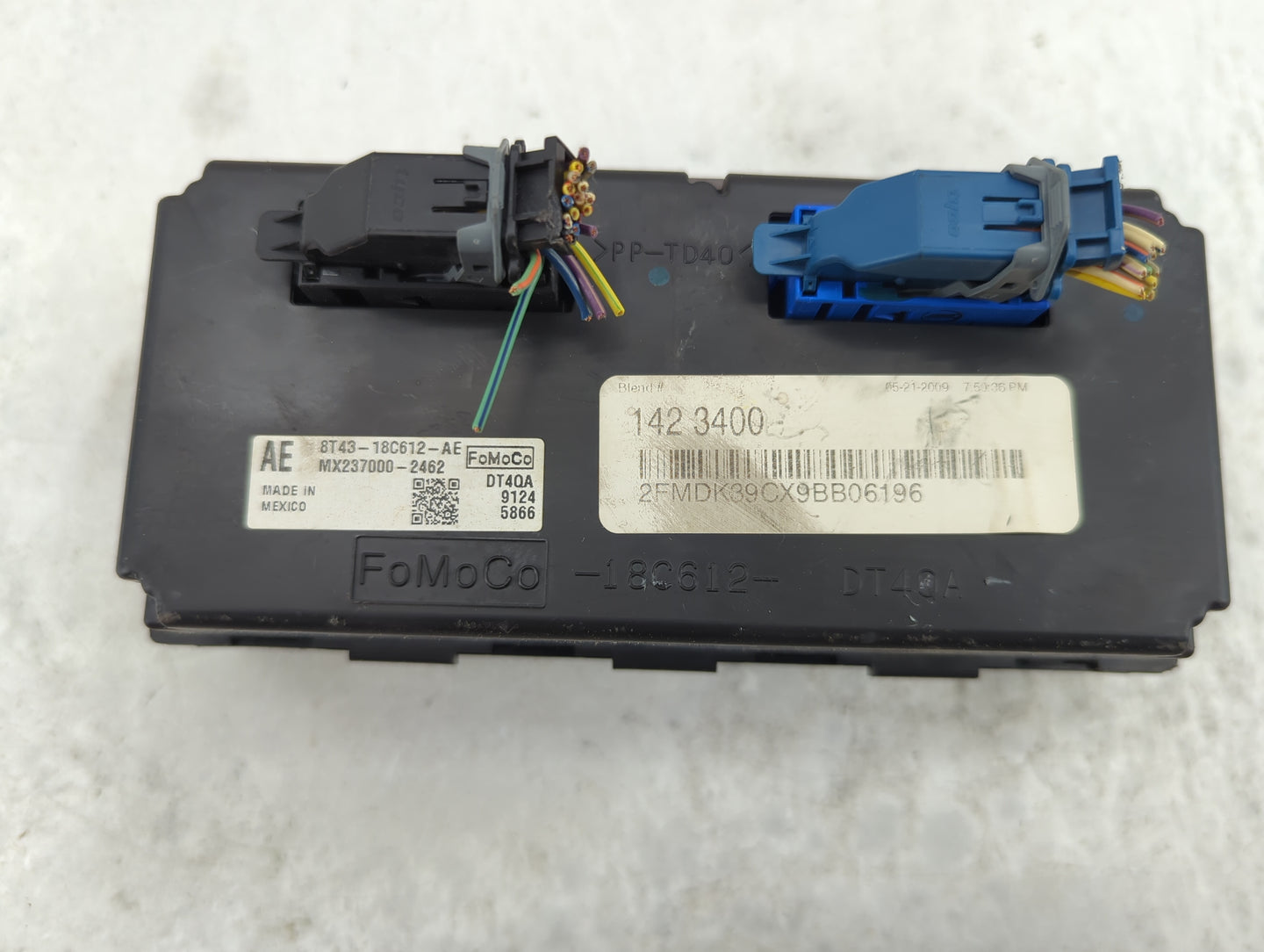 2007-2010 Ford Edge Climate Control Module Temperature AC/Heater Replacement P/N:8T43-18C612-AE MX237000-2462 Fits OEM Used 