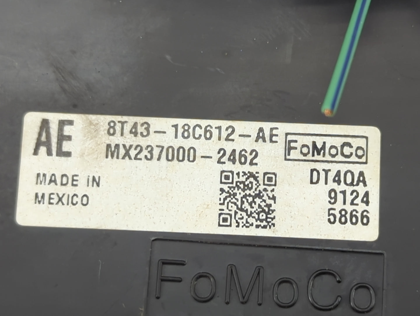 2007-2010 Ford Edge Climate Control Module Temperature AC/Heater Replacement P/N:8T43-18C612-AE MX237000-2462 Fits OEM Used 