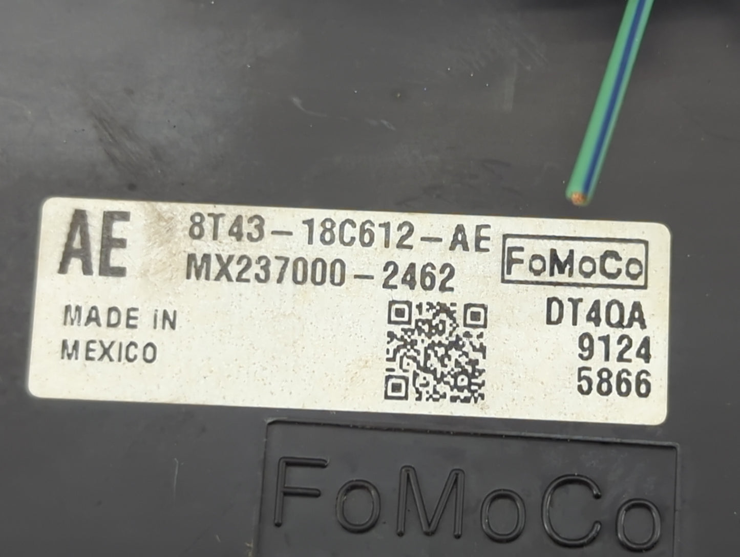 2007-2010 Ford Edge Climate Control Module Temperature AC/Heater Replacement P/N:8T43-18C612-AE MX237000-2462 Fits OEM Used 