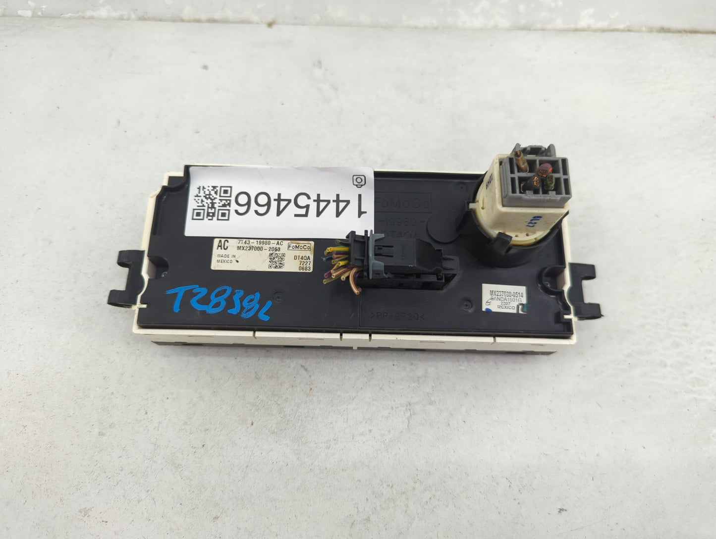 2008 Ford Edge Climate Control Module Temperature AC/Heater Replacement P/N:7T43-19980-AC MX237000-2063 Fits OEM Used Auto P