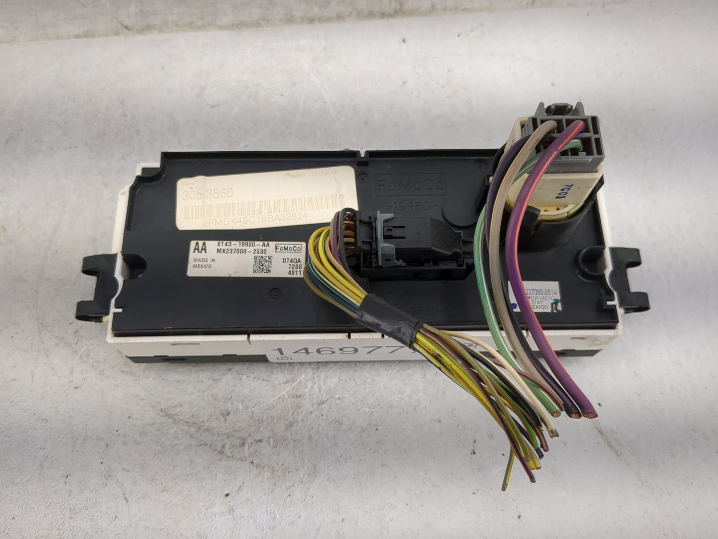 2007-2010 Ford Edge Climate Control Module Temperature AC/Heater Replacement P/N:8T43-19980-AA MX237000-2530 Fits OEM Used A