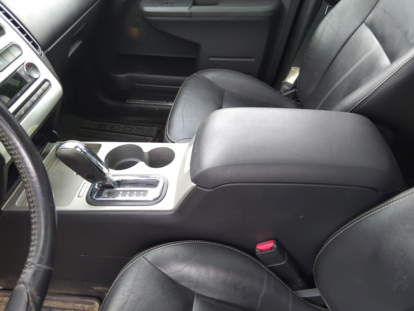 2008 Ford Edge Center Floor Console Fits OEM Used Auto Parts - Oemusedautoparts1.com