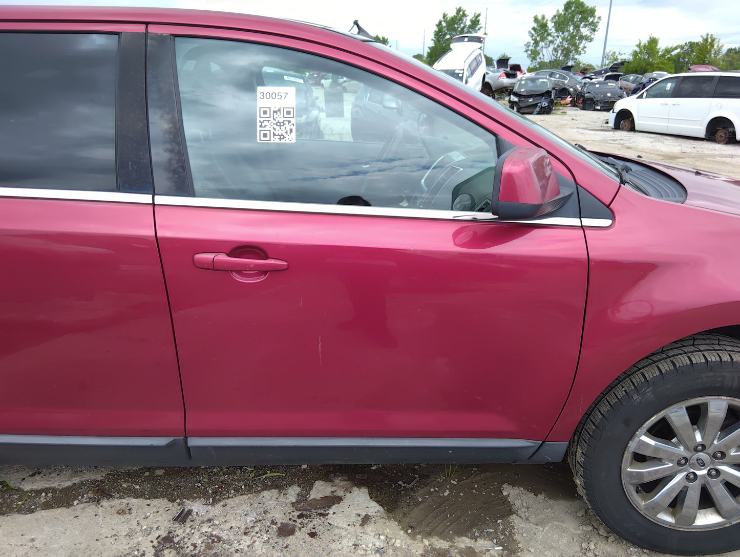 2007-2010 Ford Edge Passenger Front Door Oem 5034704 - Oemusedautoparts1.com