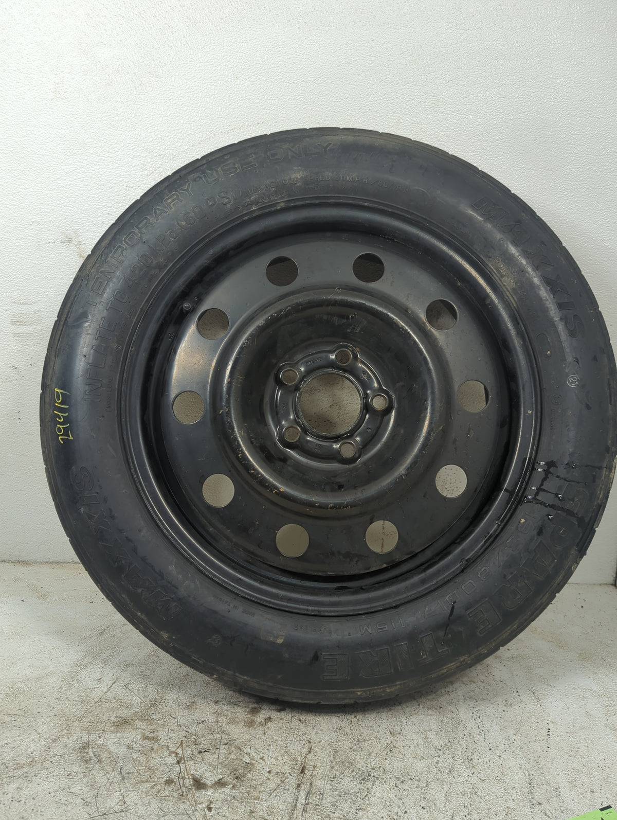 2007-2014 Ford Edge Spare Donut Tire Wheel Rim Oem 5035975 - Oemusedautoparts1.com