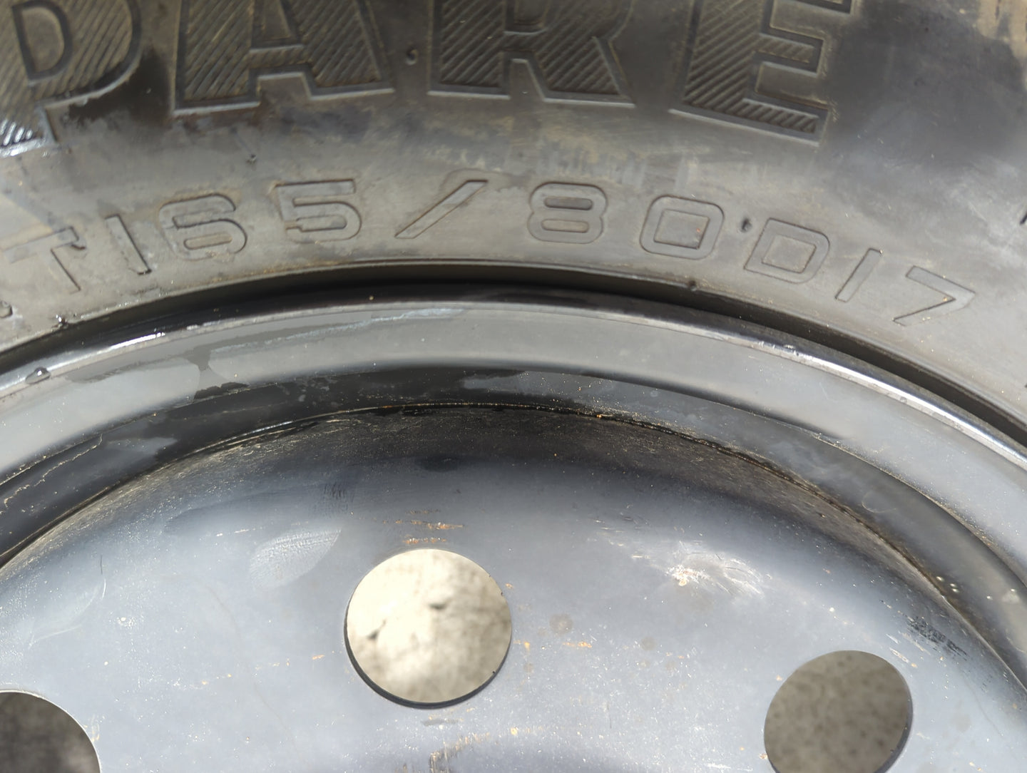 2007-2014 Ford Edge Spare Donut Tire Wheel Rim Oem 5037213 - Oemusedautoparts1.com
