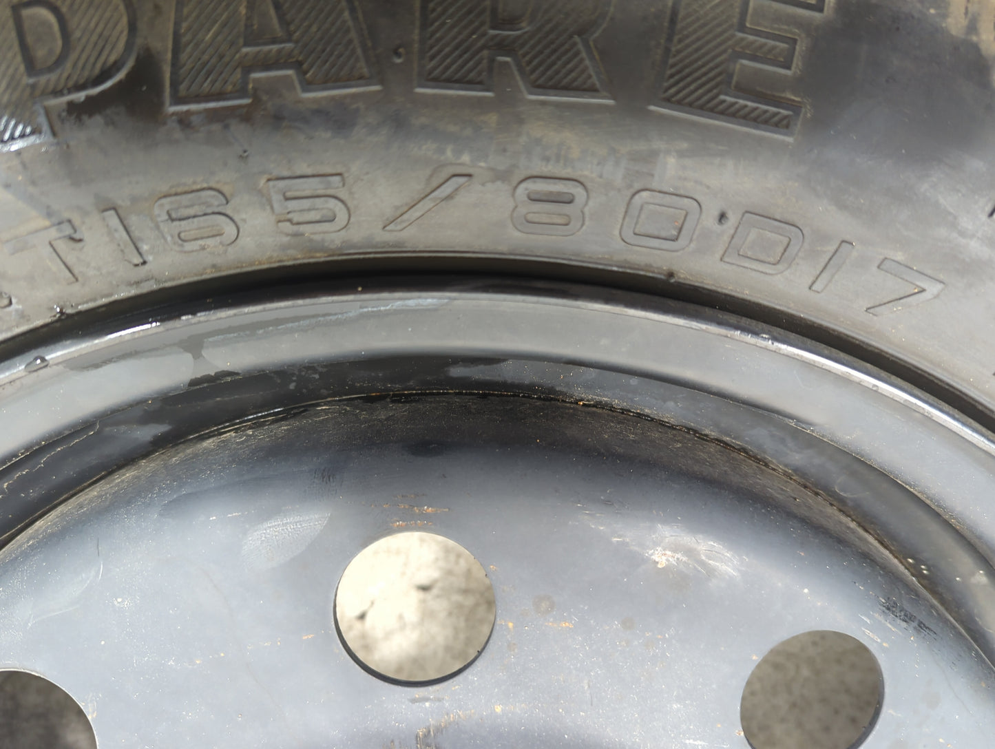 2007-2014 Ford Edge Spare Donut Tire Wheel Rim Oem 5037213 - Oemusedautoparts1.com