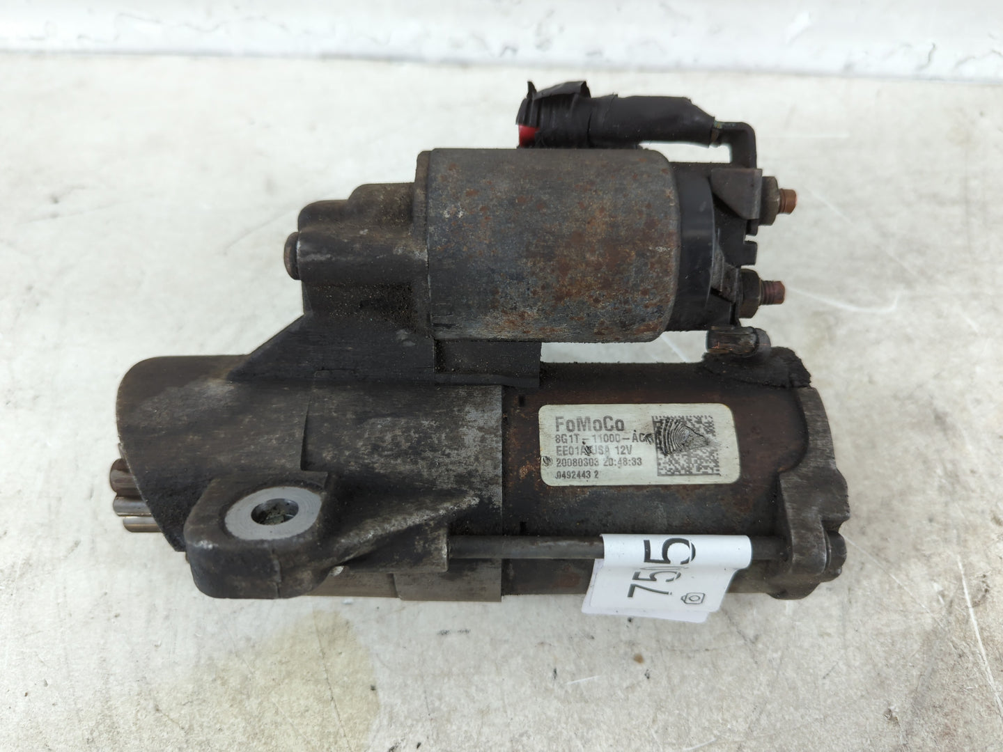 2007-2018 Ford Edge Car Starter Motor Solenoid OEM P/N:8G1T-11000-AC Fits OEM Used Auto Parts - Oemusedautoparts1.com
