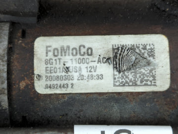 2007-2018 Ford Edge Car Starter Motor Solenoid OEM P/N:8G1T-11000-AC Fits OEM Used Auto Parts