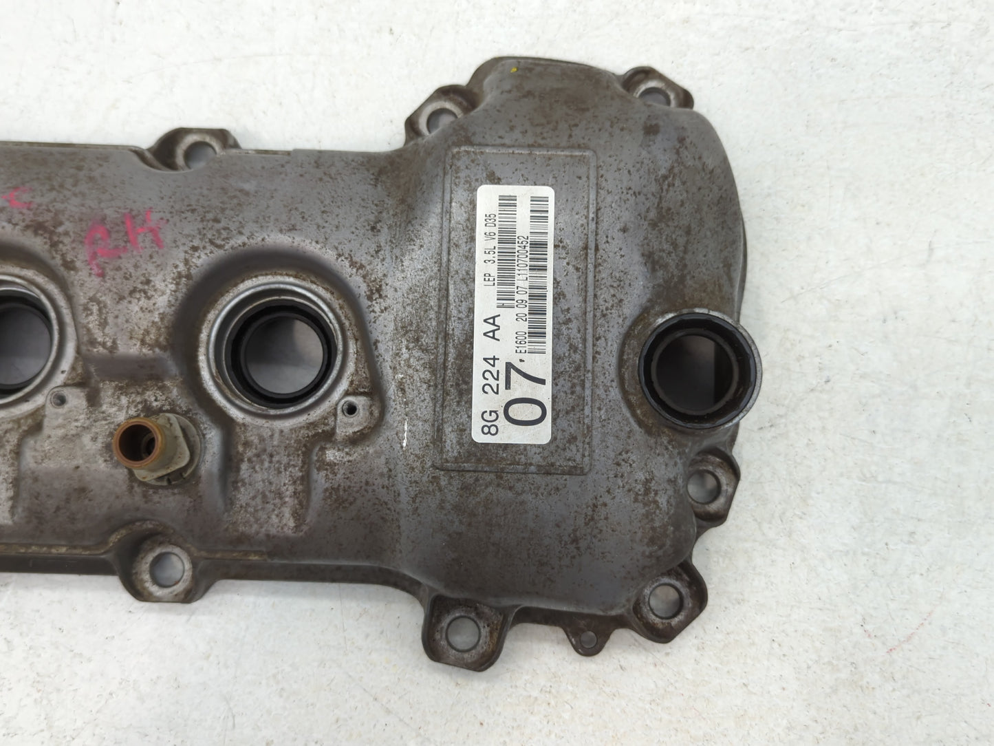 2008 Ford Edge Driver Left Cylinder Head Valve Cover P/N:8G 224 AA Fits OEM Used Auto Parts - Oemusedautoparts1.com