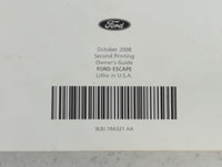 2008 Ford Escape Owners Manual Book Guide P/N:9L8J 19A321 AA OEM Used Auto Parts - Oemusedautoparts1.com