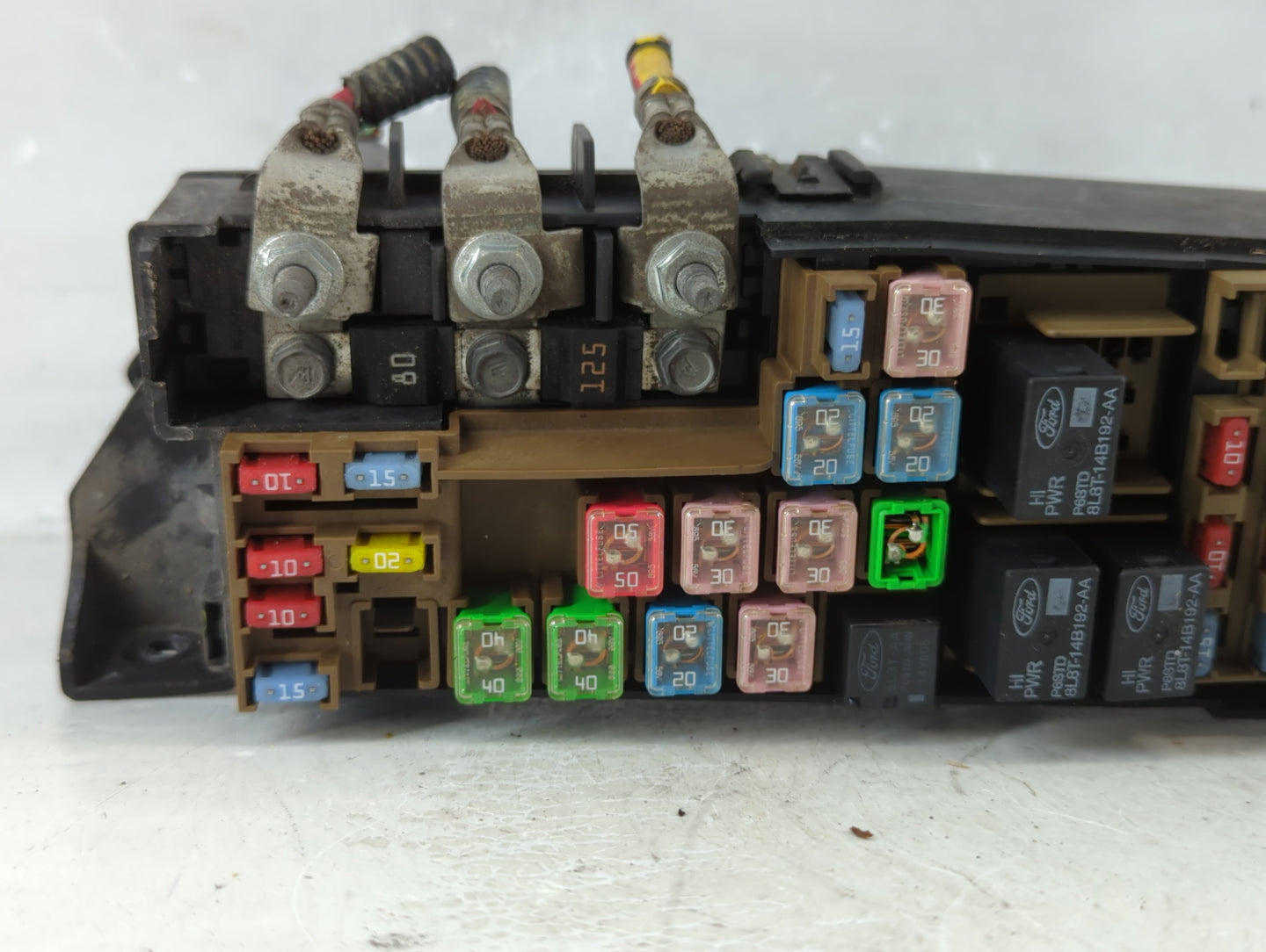 2008 Ford Escape Fusebox Fuse Box Panel Relay Module P/N:8L8T-14A003-AE Fits OEM Used Auto Parts - Oemusedautoparts1.com