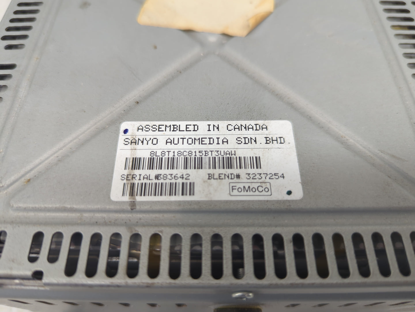 2008 Ford Escape Radio AM FM Cd Player Receiver Replacement P/N:8L8T-18C815 BT Fits OEM Used Auto Parts - Oemusedautoparts1.