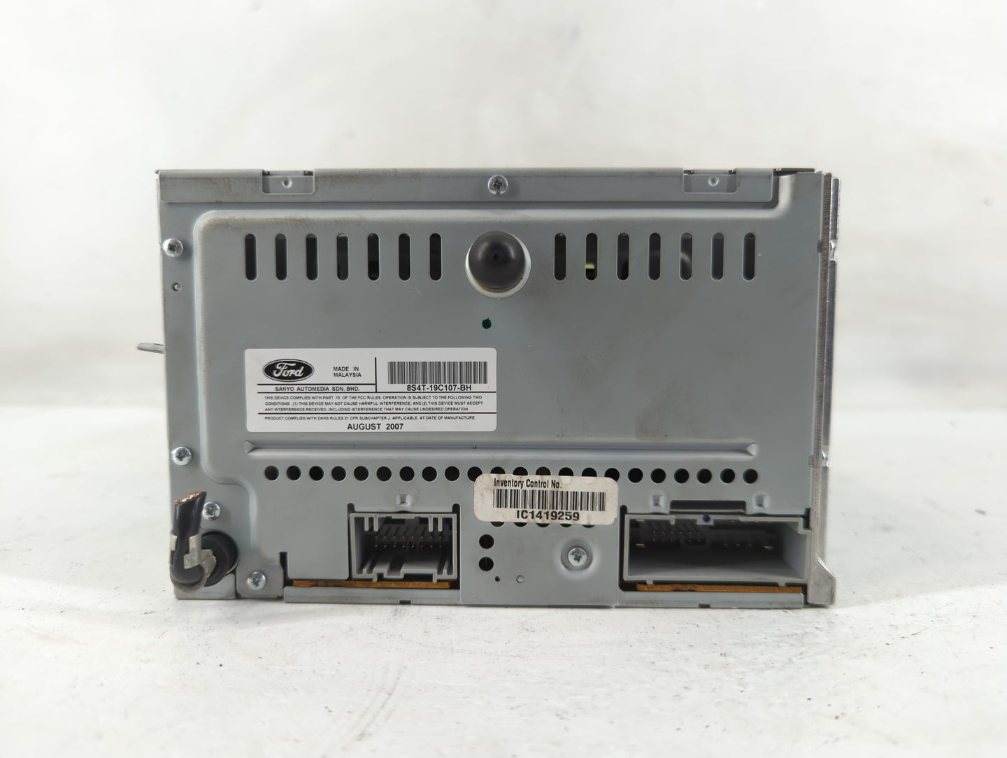 2008-2009 Ford Escape Radio AM FM Cd Player Receiver Replacement P/N:8S4T18C869EM Fits Fits 2008 2009 2010 OEM Used Auto Par