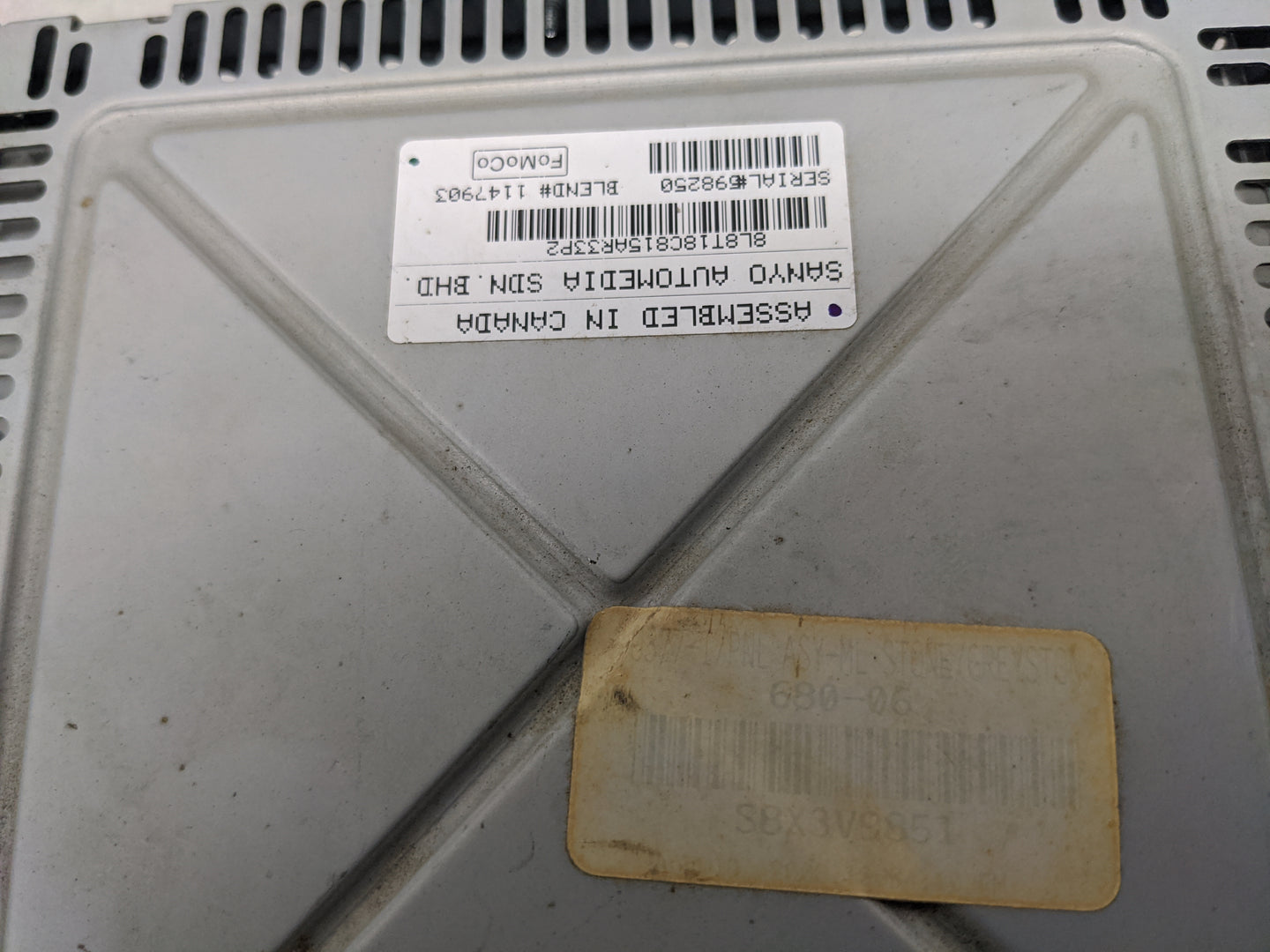 2008 Ford Escape Radio AM FM Cd Player Receiver Replacement Fits OEM Used Auto Parts - Oemusedautoparts1.com