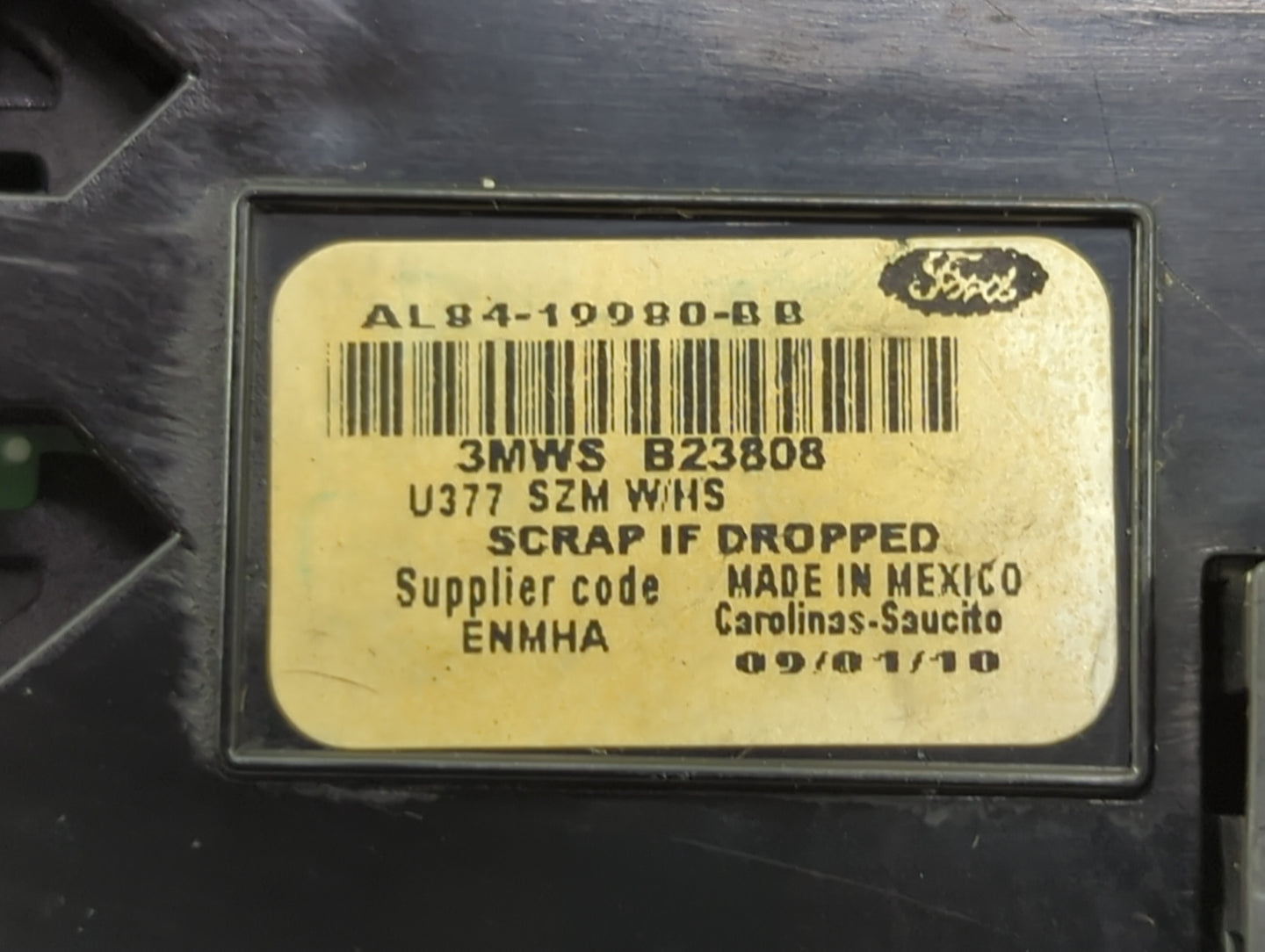 2008 Ford Escape Climate Control Module Temperature AC/Heater Replacement P/N:AL84-19980-BB 8L84-19980-BL Fits OEM Used Auto