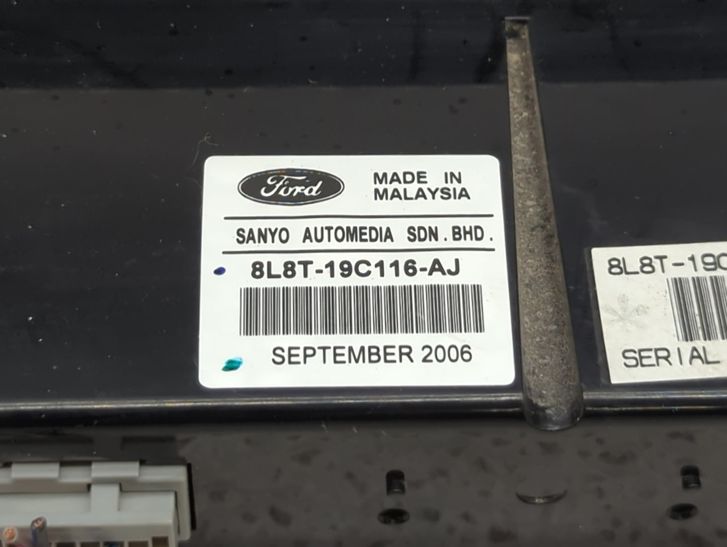 2008 Ford Escape Radio AM FM Cd Player Receiver Replacement P/N:8L8T-19C116-AJ Fits OEM Used Auto Parts - Oemusedautoparts1.
