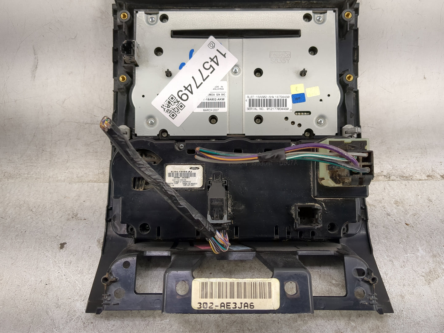2008-2008 Ford Escape Radio Control Panel - Oemusedautoparts1.com