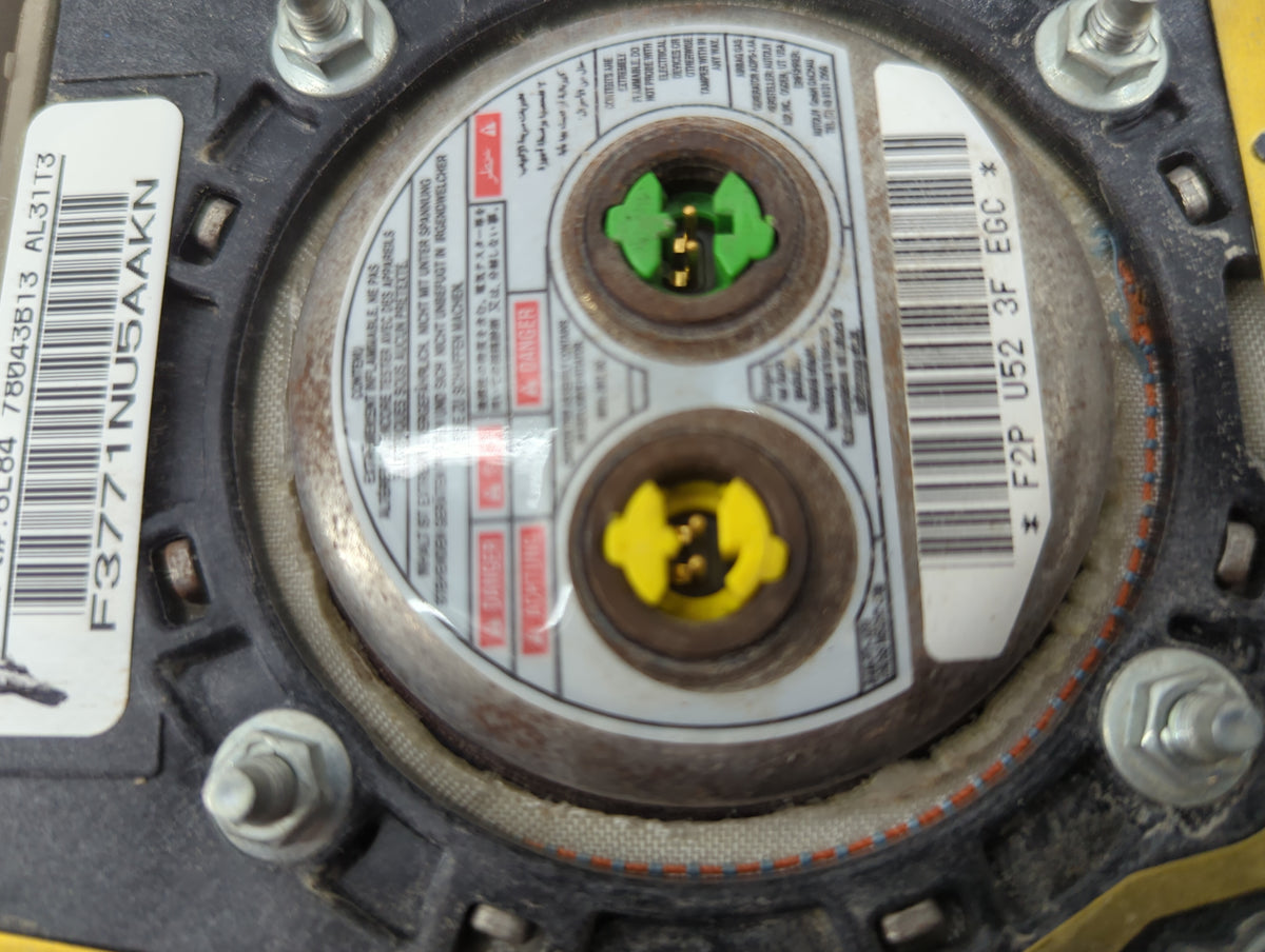 2008 Ford Escape Air Bag Driver Left Steering Wheel Mounted Tan - Oemusedautoparts1.com
