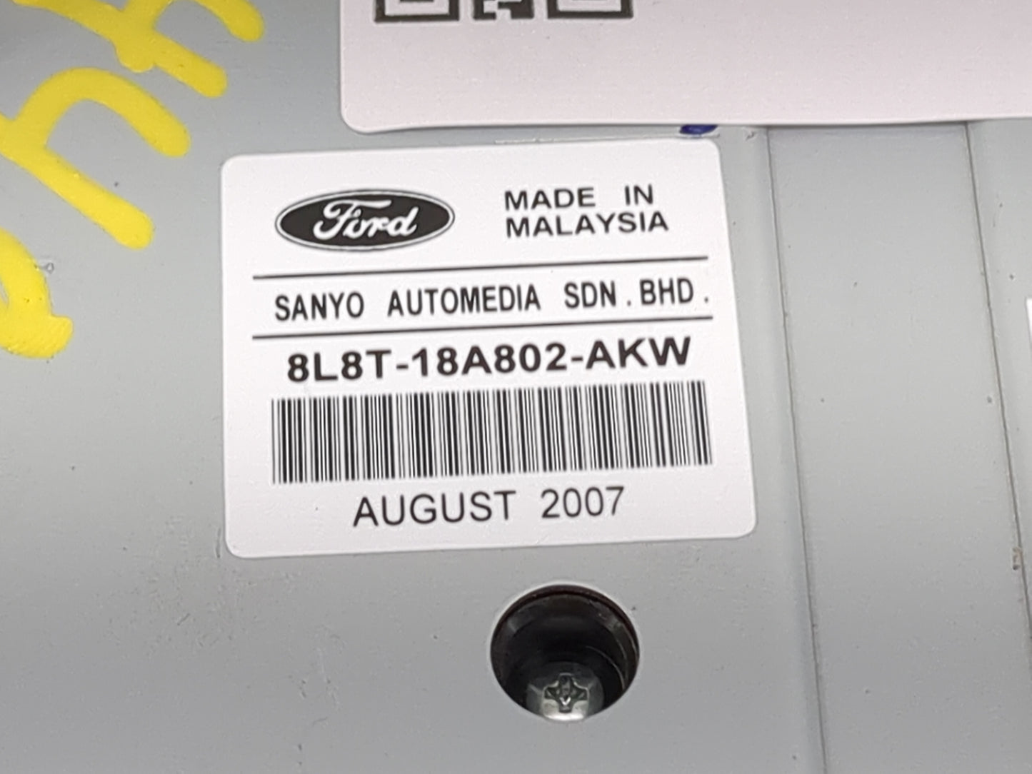 2008-2008 Ford Escape Radio Control Panel Black - Oemusedautoparts1.com