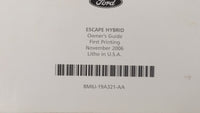 2008 Ford Escape Owners Manual Book Guide P/N:8M6J-19A321-AA OEM Used Auto Parts - Oemusedautoparts1.com