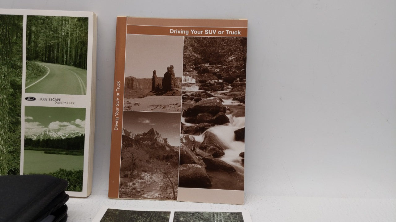 2008 Ford Escape Owners Manual Book Guide OEM Used Auto Parts - Oemusedautoparts1.com