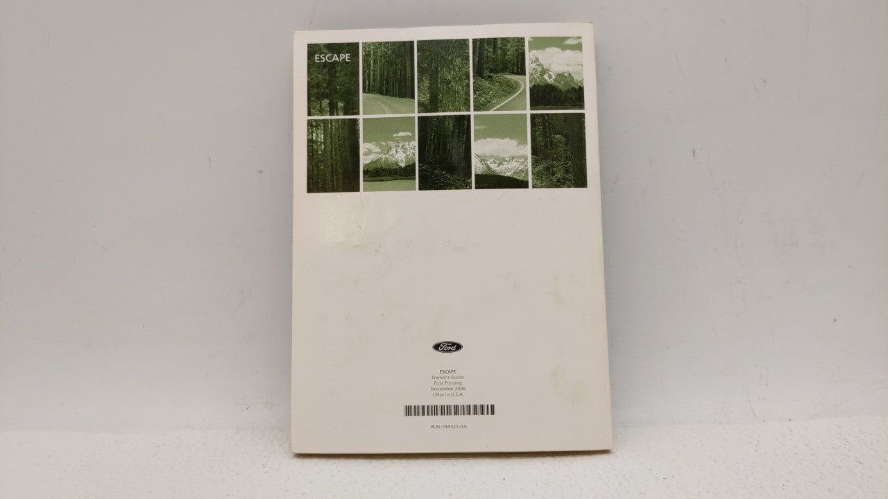 2008 Ford Escape Owners Manual Book Guide OEM Used Auto Parts - Oemusedautoparts1.com
