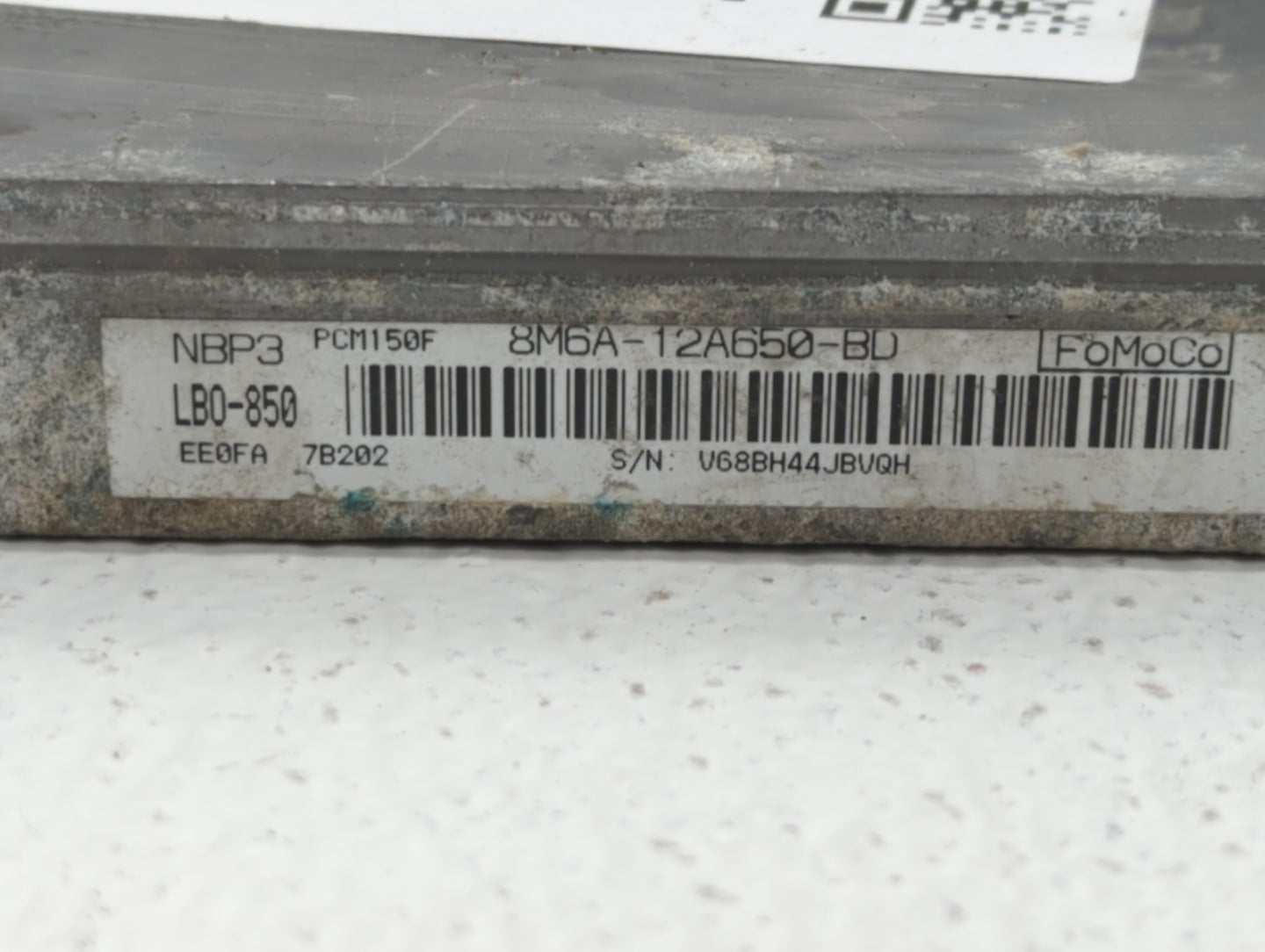 2008 Ford Escape PCM Engine Control Computer ECU ECM PCU OEM P/N:8M6A-12A650-BE 8M6A-12A650-BD Fits OEM Used Auto Parts - Oe