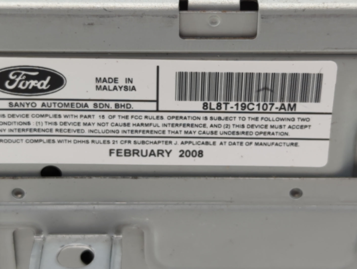 2008-2008 Ford Escape Am Fm Cd Player Radio Receiver - Oemusedautoparts1.com