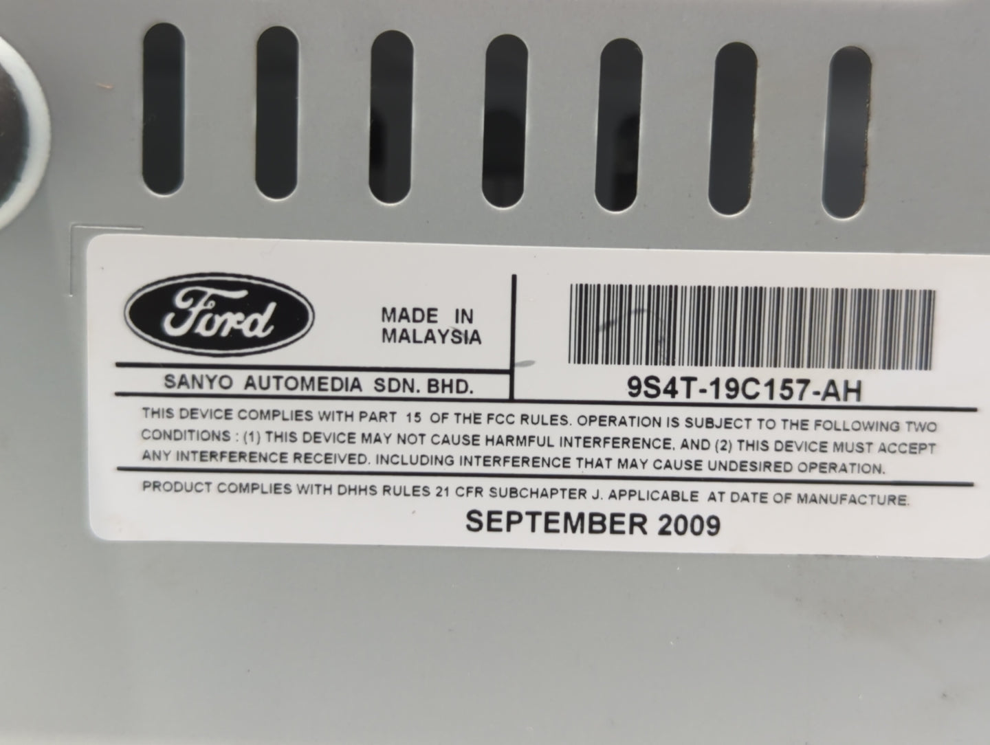 2008-2008 Ford Escape Am Fm Cd Player Radio Receiver - Oemusedautoparts1.com