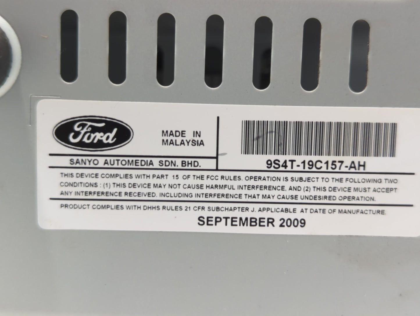 2008-2008 Ford Escape Am Fm Cd Player Radio Receiver - Oemusedautoparts1.com