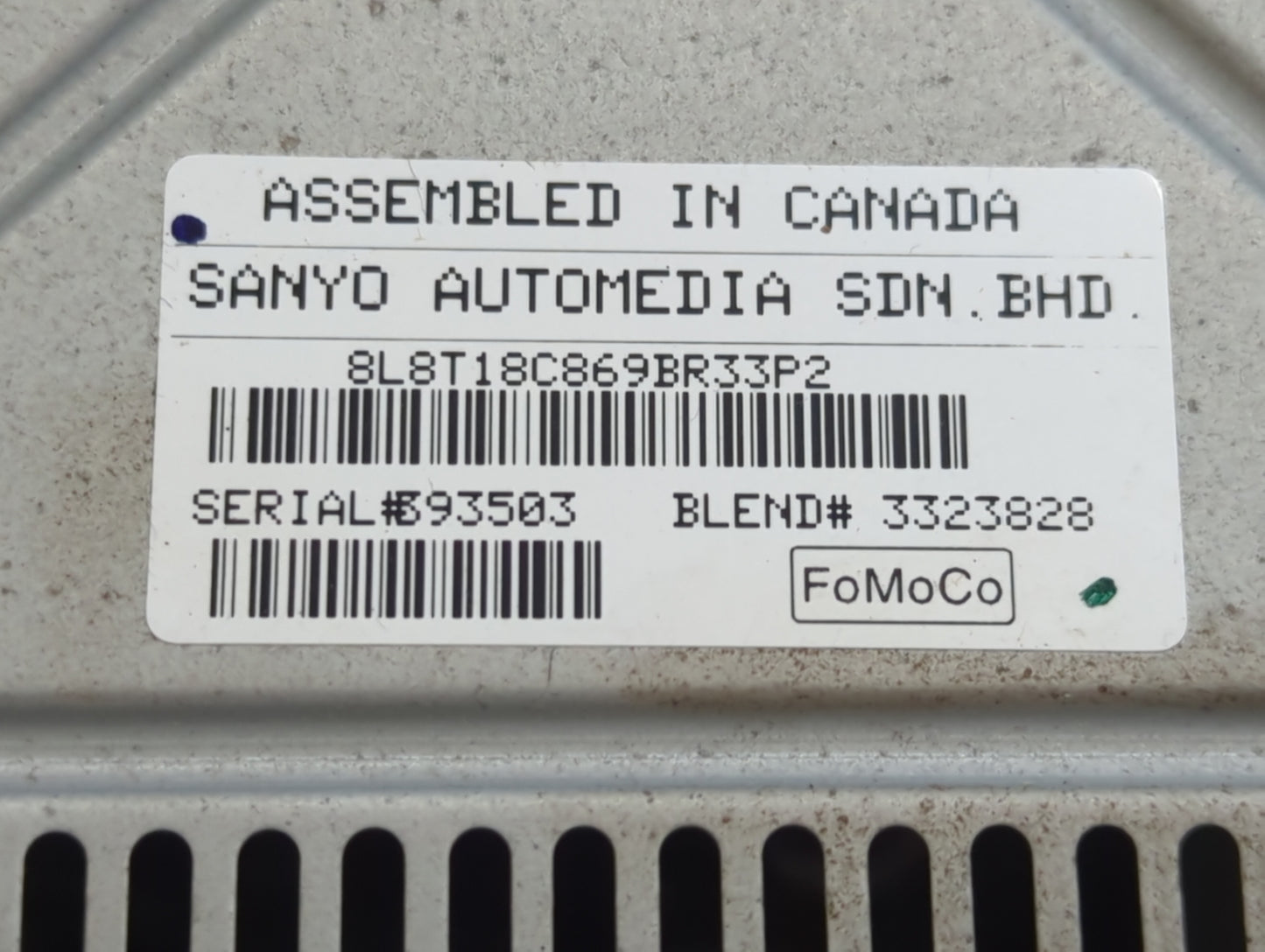 2008-2008 Ford Escape Radio Control Panel - Oemusedautoparts1.com