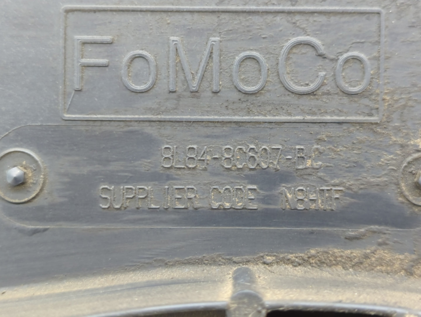 2008-2012 Ford Escape Left Radiator Fan Motor Assembly Black - Oemusedautoparts1.com