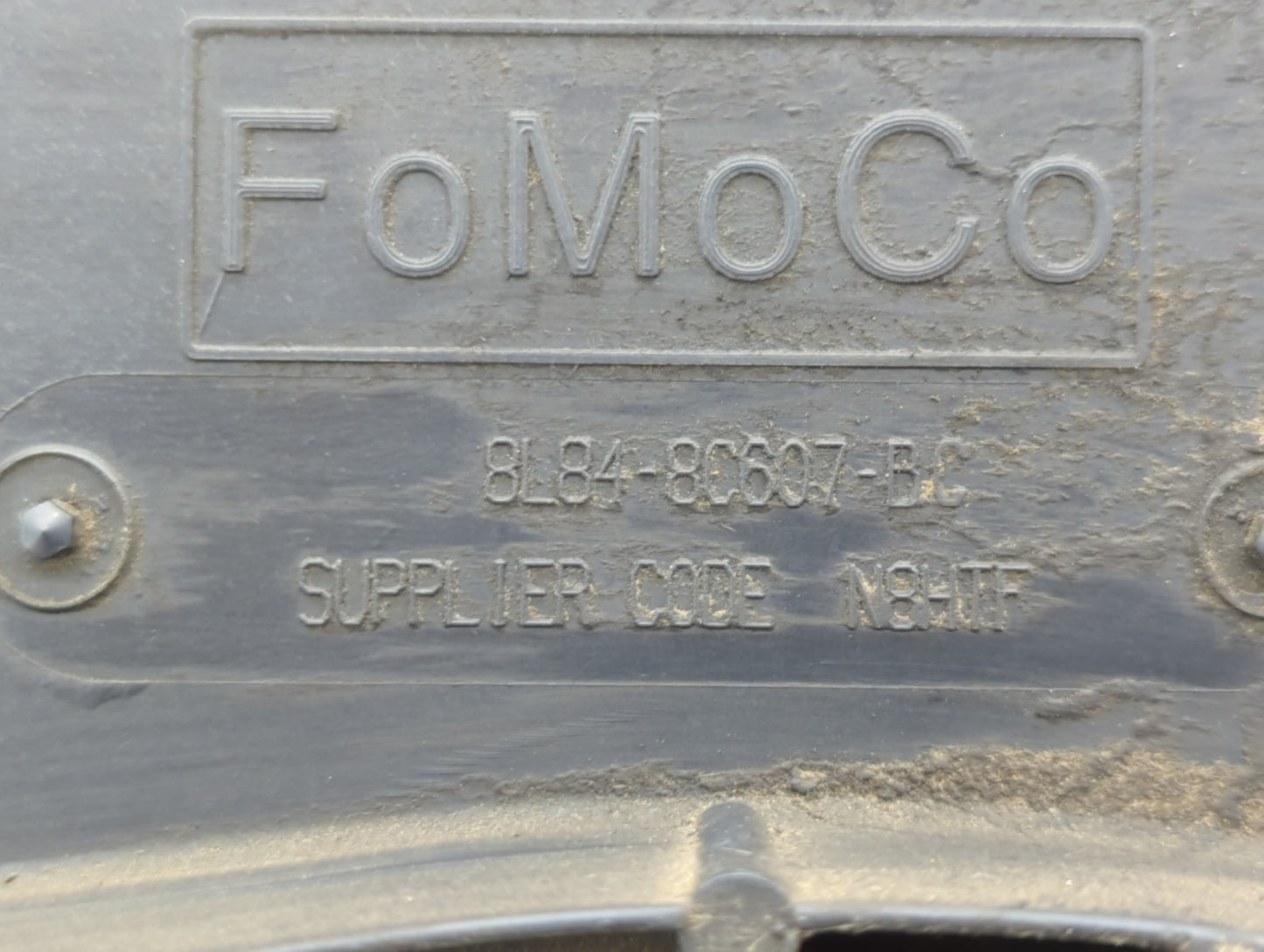 2008-2012 Ford Escape Left Radiator Fan Motor Assembly Black - Oemusedautoparts1.com