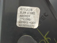 2008-2009 Ford Escape Passenger Right Side View Manual Door Mirror Black - Oemusedautoparts1.com