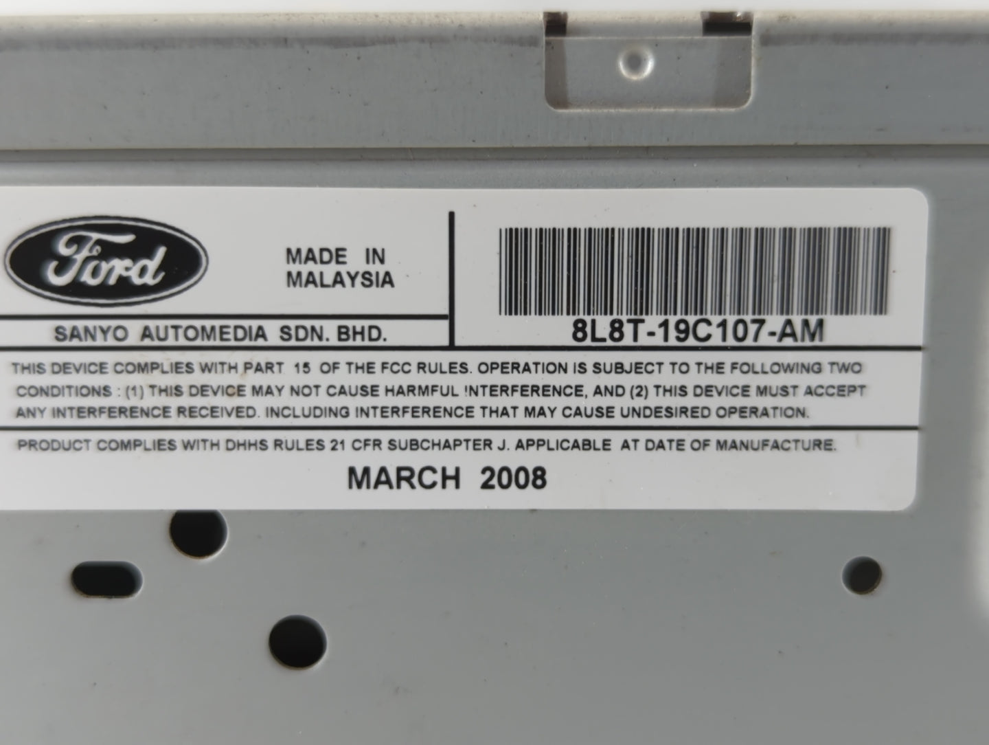 2008-2008 Ford Escape Am Fm Cd Player Radio Receiver - Oemusedautoparts1.com