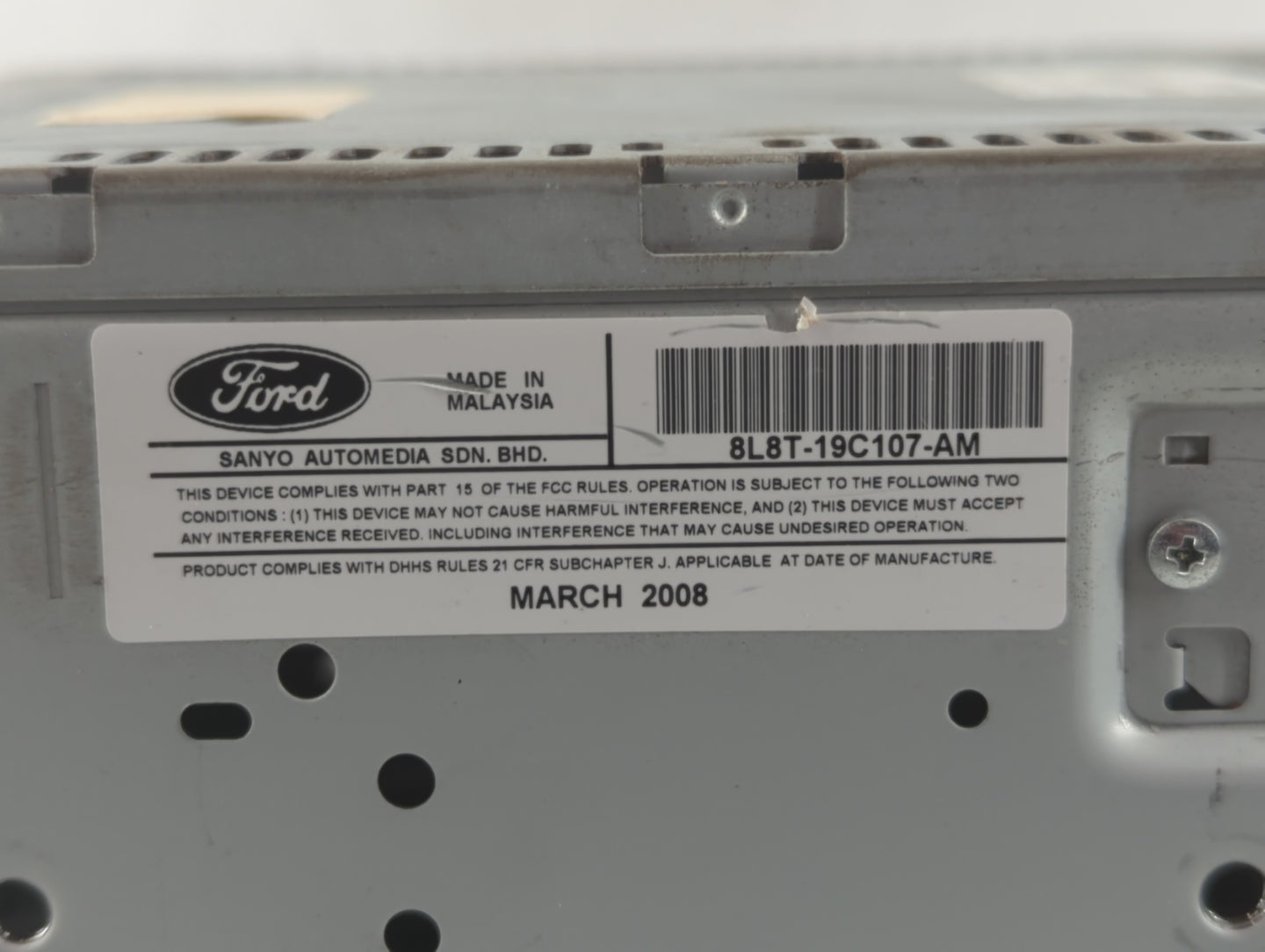 2008-2008 Ford Escape Am Fm Cd Player Radio Receiver - Oemusedautoparts1.com