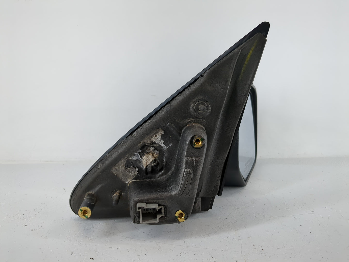 2008-2009 Ford Escape Passenger Right Side View Manual Door Mirror Black - Oemusedautoparts1.com