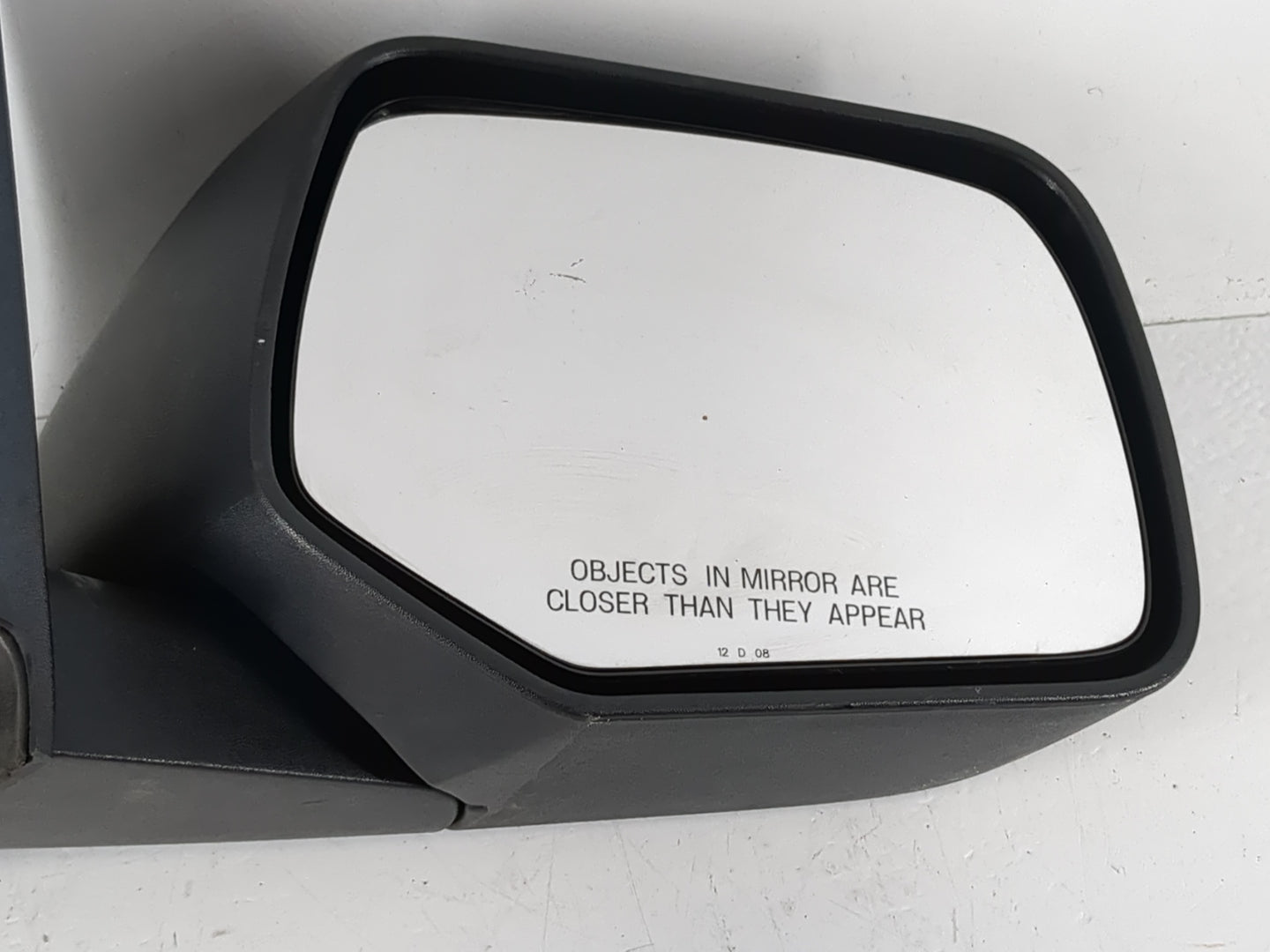 2008-2009 Ford Escape Passenger Right Side View Manual Door Mirror Black - Oemusedautoparts1.com