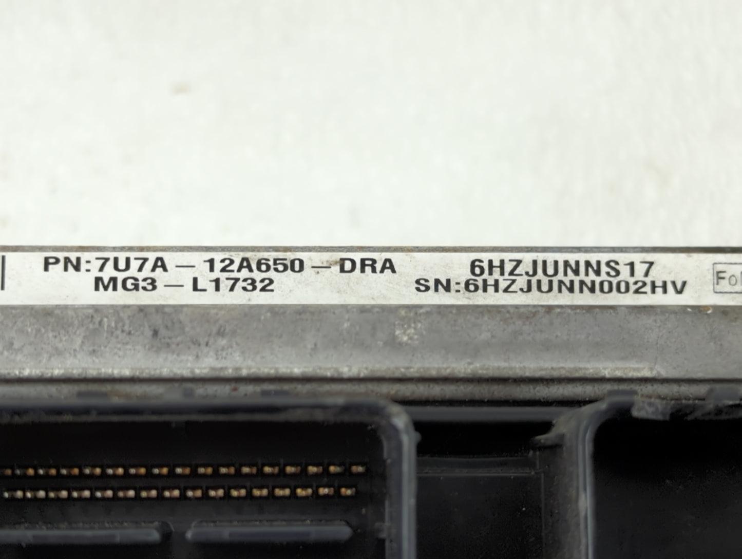 2008 Ford Expedition PCM Engine Control Computer ECU ECM PCU OEM P/N:7U7A-12A650-DRA Fits OEM Used Auto Parts - Oemusedautop