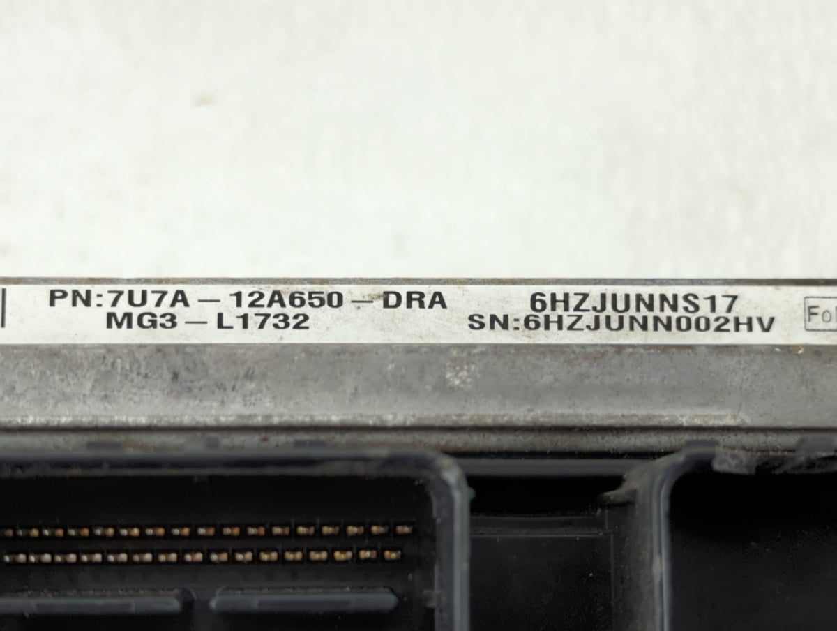 2008 Ford Expedition PCM Engine Control Computer ECU ECM PCU OEM P/N:7U7A-12A650-DRA OEM Used Auto Parts - Oemusedautoparts1