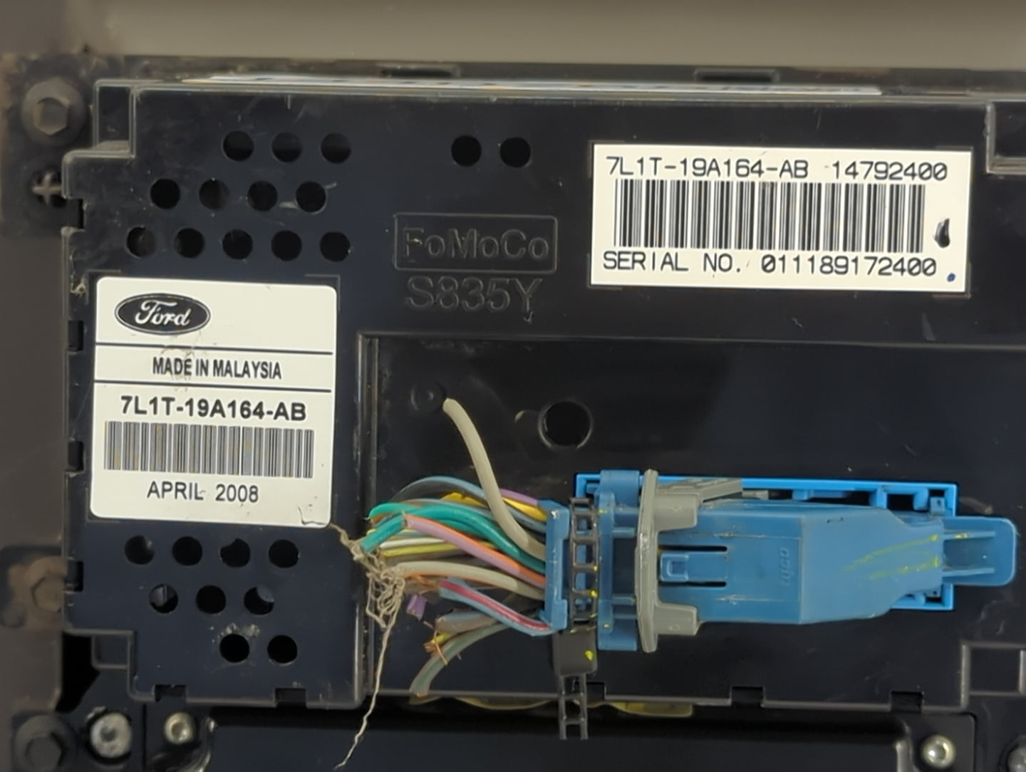2007-2014 Ford Expedition Climate Control Module Temperature AC/Heater Replacement P/N:7L1T-19A164-AB Fits OEM Used Auto Par
