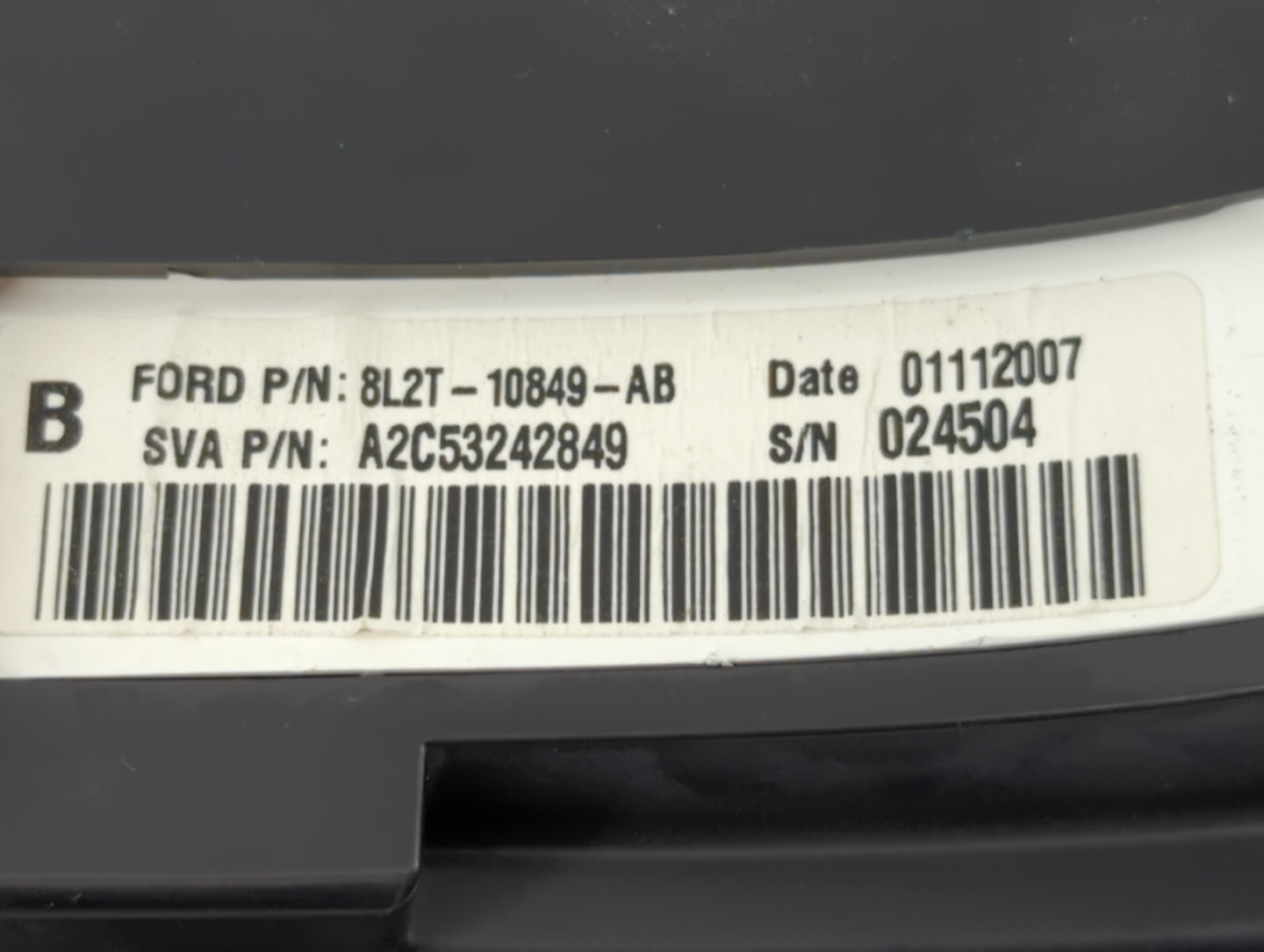 2008 Ford Explorer Instrument Cluster Speedometer Gauges P/N:A2C53242849 8L2T-10849-AB Fits OEM Used Auto Parts - Oemusedaut