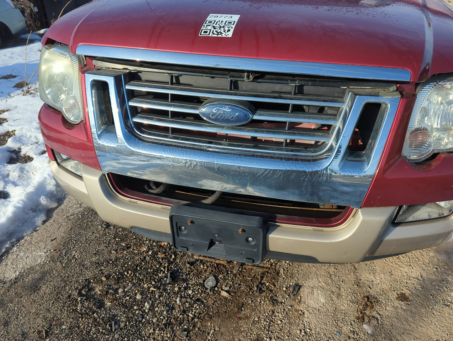 2006-2010 Ford Explorer Front Grille Bumper Not Included 1370318 - Oemusedautoparts1.com