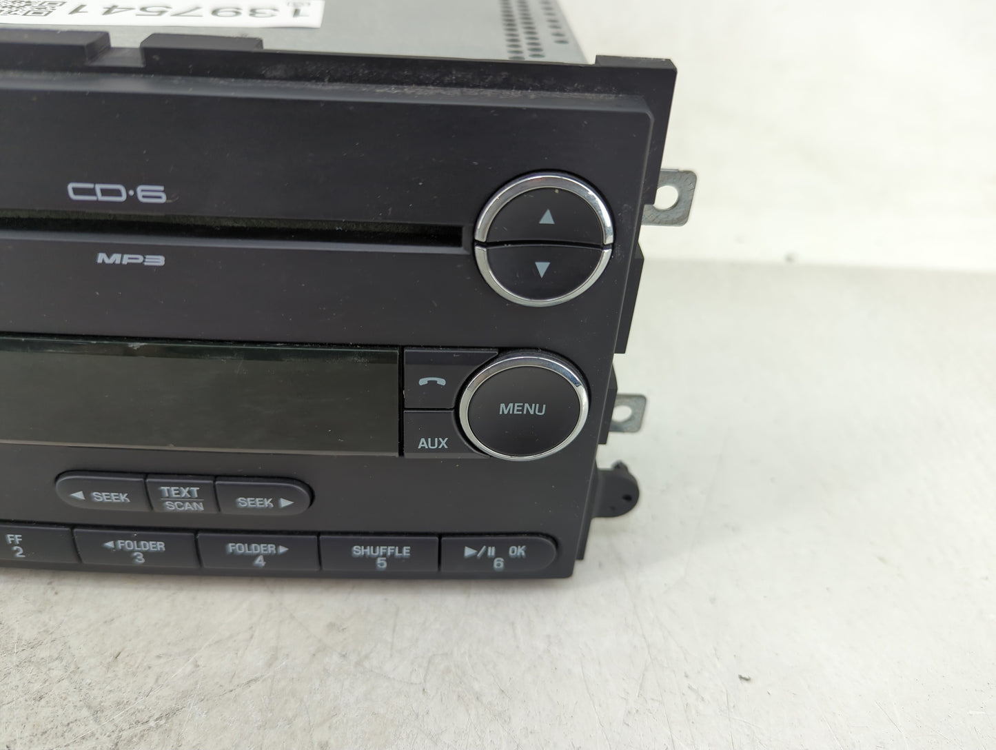 2008-2009 Ford Explorer Radio AM FM Cd Player Receiver Replacement P/N:8L2T-18C815-BG Fits Fits 2008 2009 OEM Used Auto Part