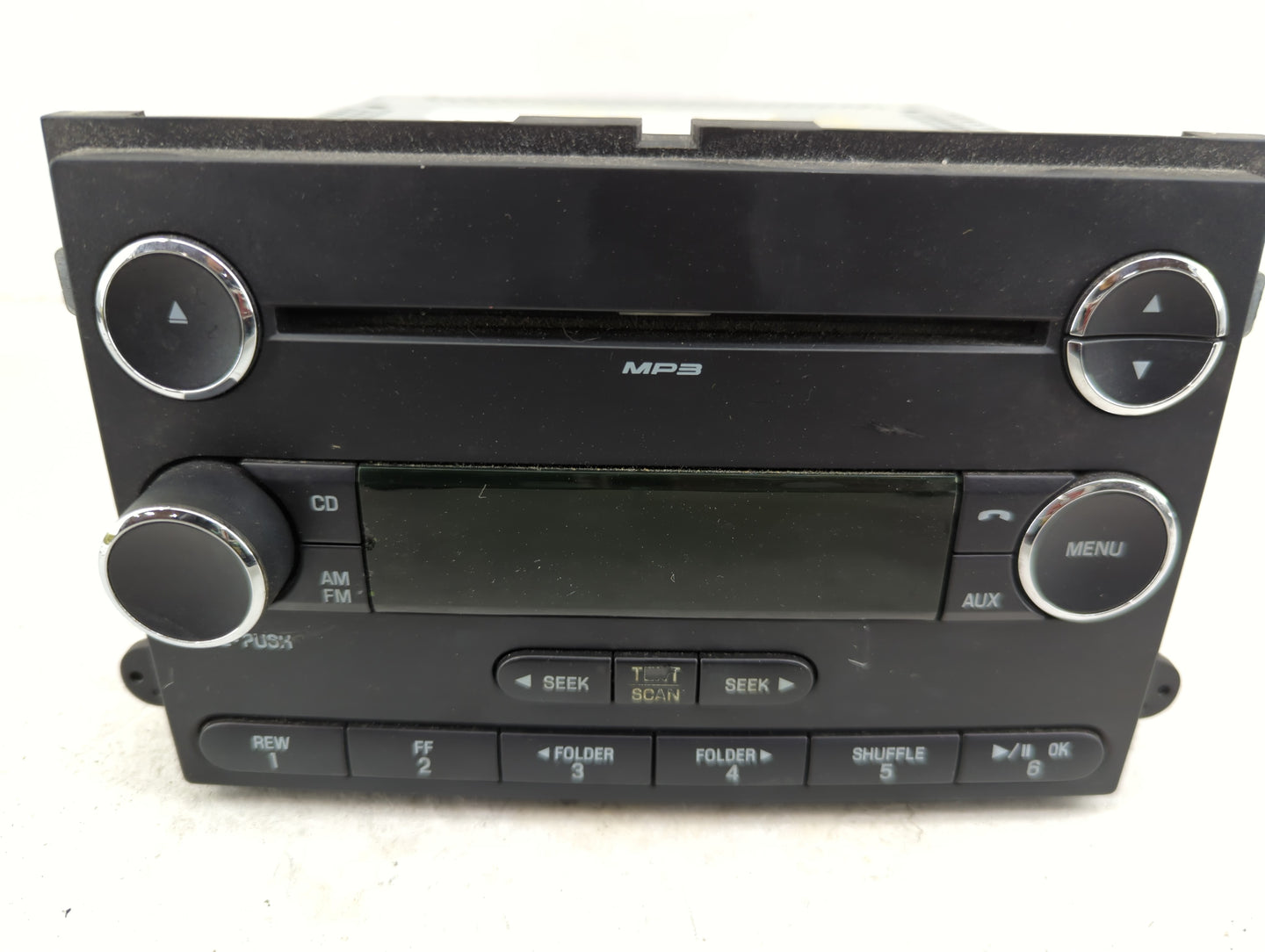 2008-2009 Ford Explorer Radio AM FM Cd Player Receiver Replacement P/N:8L2T-18C869-AG Fits Fits 2008 2009 OEM Used Auto Part