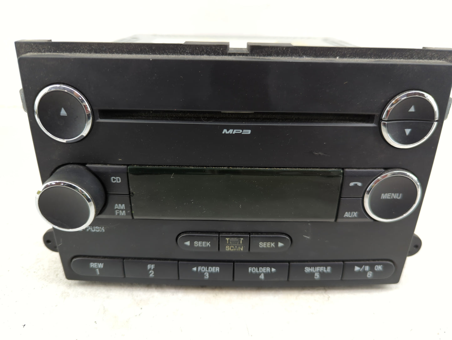 2008-2009 Ford Explorer Radio AM FM Cd Player Receiver Replacement P/N:8L2T-18C869-AG Fits Fits 2008 2009 OEM Used Auto Part